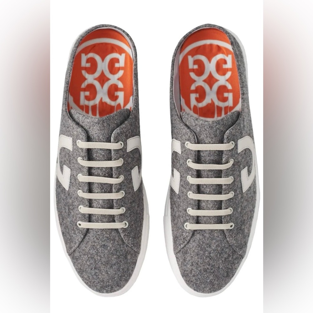 G/FORE DSRPT/S grey wool street shoes, size 12.5